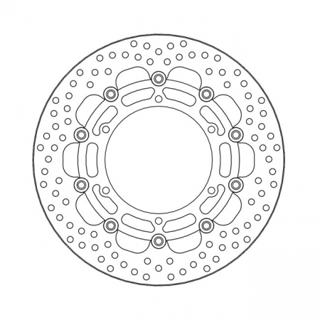 MOTO-MASTER HALO SERIES FLOATING BRAKE ROTOR