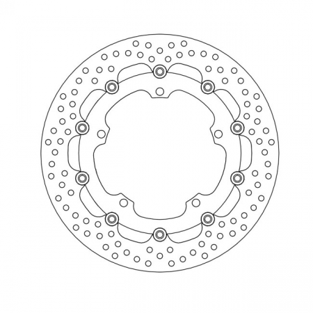 MOTO-MASTER HALO SERIES FLOATING BRAKE ROTOR