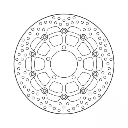 MOTO-MASTER HALO SERIES FLOATING BRAKE ROTOR