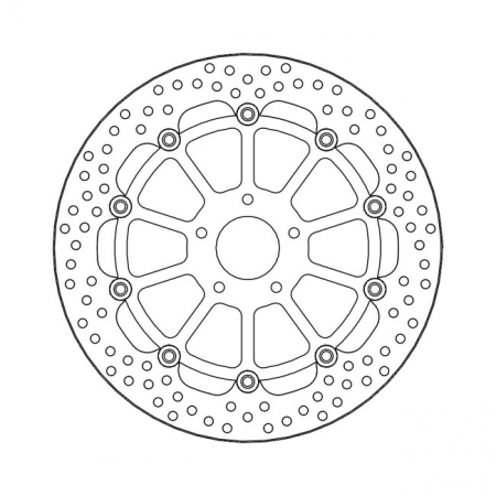 MOTO-MASTER HALO SERIES FLOATING BRAKE ROTOR