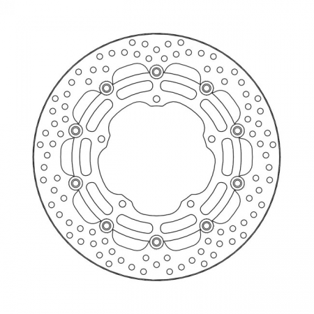 MOTO-MASTER HALO SERIES FLOATING BRAKE ROTOR