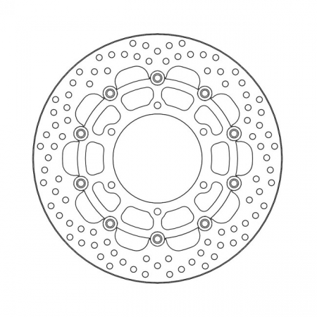 MOTO-MASTER HALO SERIES FLOATING BRAKE ROTOR