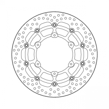 MOTO-MASTER HALO SERIES FLOATING BRAKE ROTOR