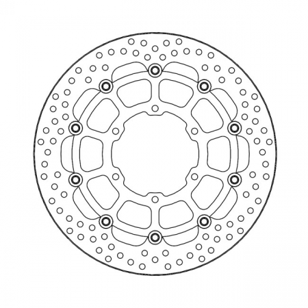 MOTO-MASTER HALO SERIES FLOATING BRAKE ROTOR