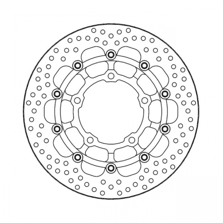 MOTO-MASTER HALO SERIES FLOATING BRAKE ROTOR