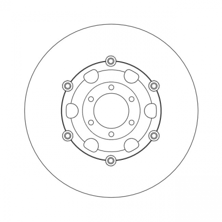 MOTO-MASTER HALO SERIES FLOATING BRAKE ROTOR