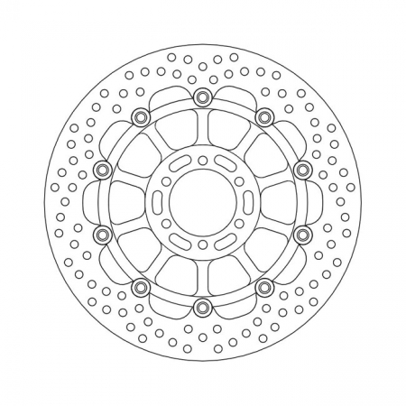 MOTO-MASTER HALO SERIES FLOATING BRAKE ROTOR