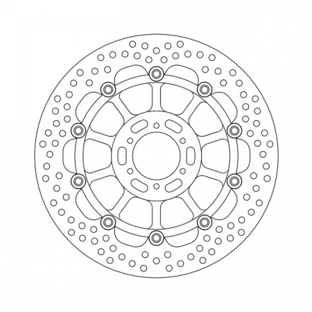 MOTO-MASTER HALO SERIES FLOATING BRAKE ROTOR