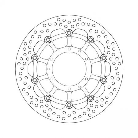 MOTO-MASTER HALO SERIES FLOATING BRAKE ROTOR