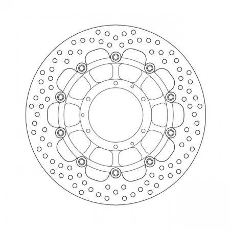 MOTO-MASTER HALO SERIES FLOATING BRAKE ROTOR