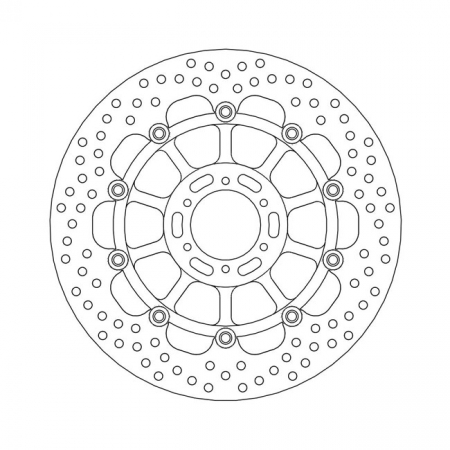 MOTO-MASTER HALO SERIES FLOATING BRAKE ROTOR