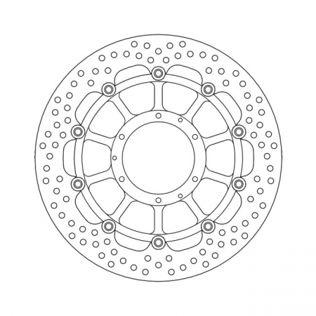 MOTO-MASTER HALO SERIES FLOATING BRAKE ROTOR