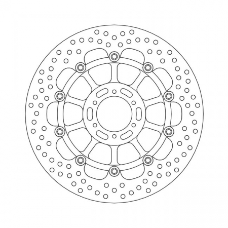 MOTO-MASTER HALO SERIES FLOATING BRAKE ROTOR