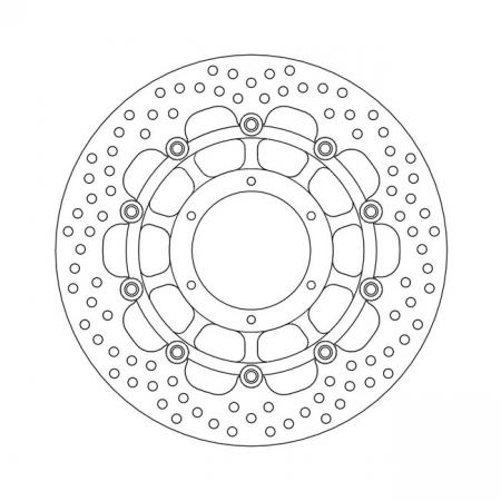 MOTO-MASTER HALO SERIES FLOATING BRAKE ROTOR