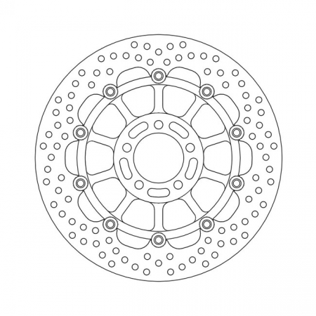 MOTO-MASTER HALO SERIES FLOATING BRAKE ROTOR