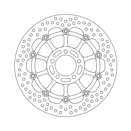 MOTO-MASTER HALO SERIES FLOATING BRAKE ROTOR