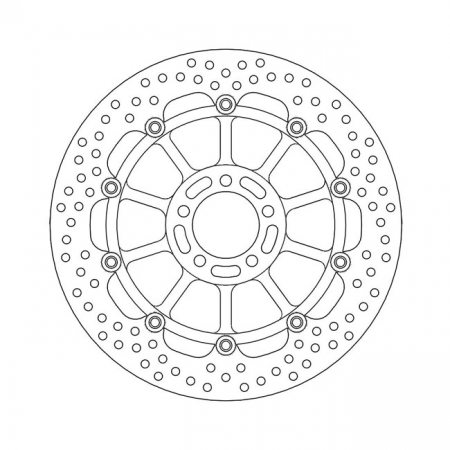 MOTO-MASTER HALO SERIES FLOATING BRAKE ROTOR