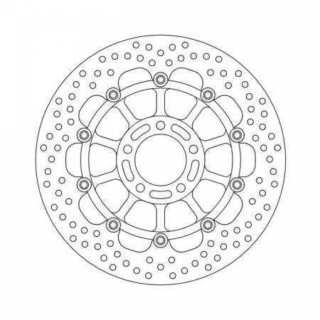 MOTO-MASTER HALO SERIES FLOATING BRAKE ROTOR