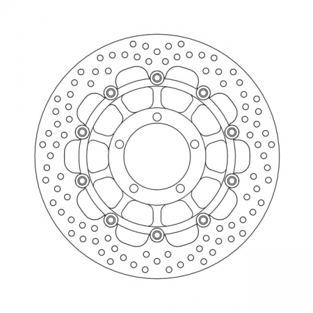 MOTO-MASTER HALO SERIES FLOATING BRAKE ROTOR