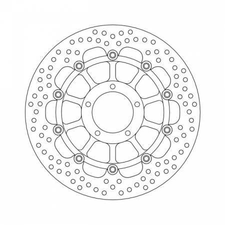 MOTO-MASTER HALO SERIES FLOATING BRAKE ROTOR