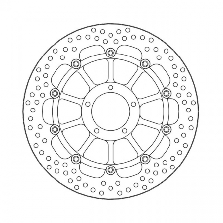 MOTO-MASTER HALO SERIES FLOATING BRAKE ROTOR