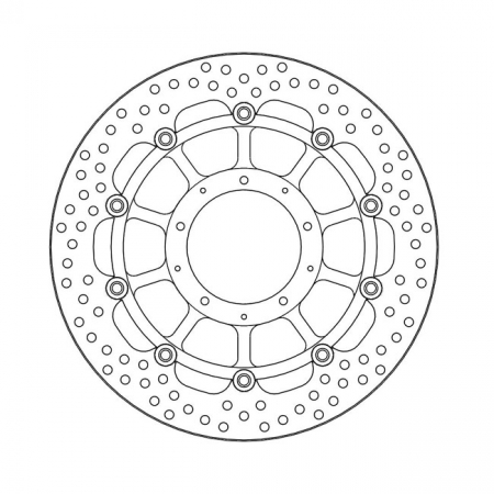 MOTO-MASTER HALO SERIES FLOATING BRAKE ROTOR