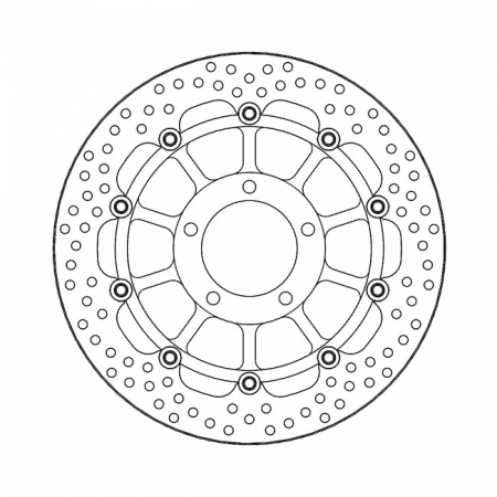 MOTO-MASTER HALO SERIES FLOATING BRAKE ROTOR