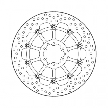 MOTO-MASTER HALO SERIES FLOATING BRAKE ROTOR