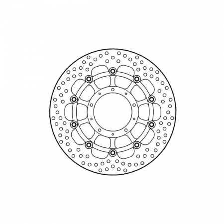 MOTO-MASTER HALO SERIES FLOATING BRAKE ROTOR