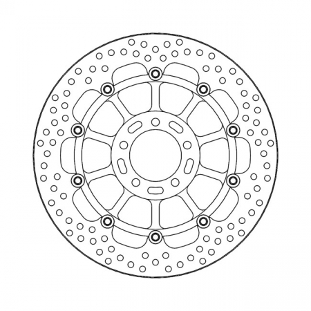 MOTO-MASTER HALO SERIES FLOATING BRAKE ROTOR