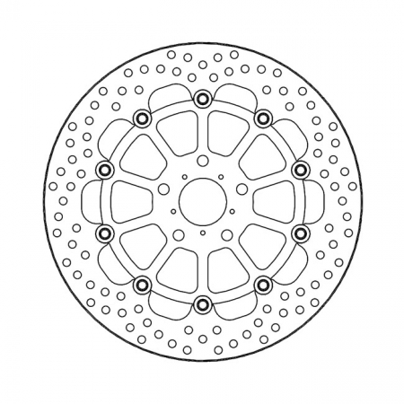 MOTO-MASTER HALO SERIES FLOATING BRAKE ROTOR