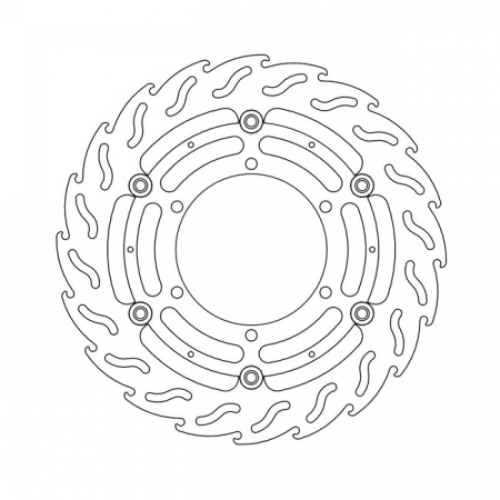 MOTO-MASTER FLAME SERIES FLOATING BRAKE ROTOR