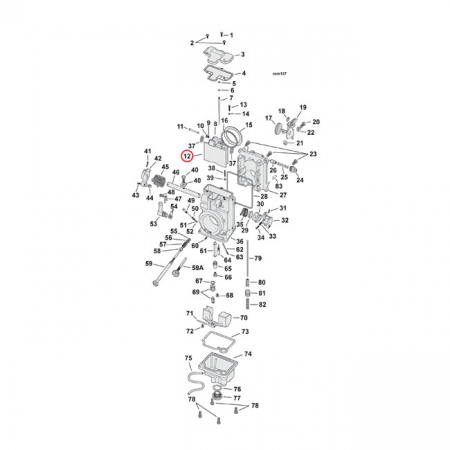 MIKUNI THROTTLE VALVE (SLIDE)