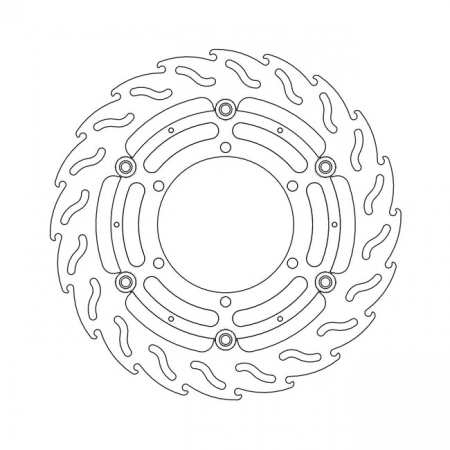 MOTO-MASTER FLAME SERIES FLOATING BRAKE ROTOR