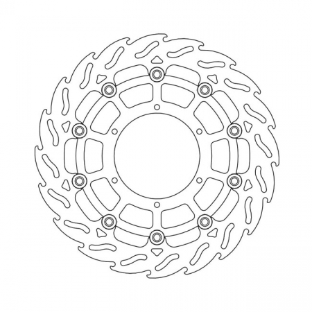 MOTO-MASTER FLAME SERIES FLOATING BRAKE ROTOR