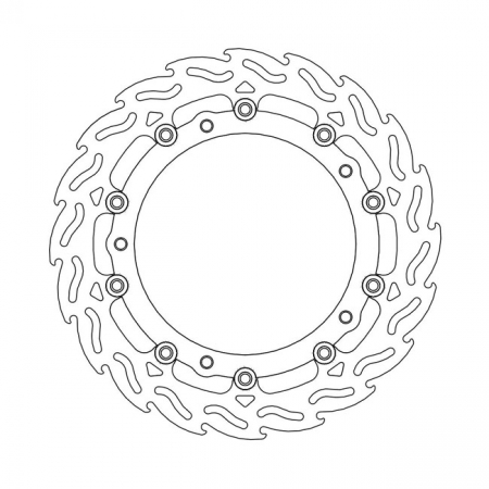 MOTO-MASTER FLAME SERIES FLOATING BRAKE ROTOR