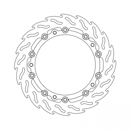 MOTO-MASTER FLAME SERIES FLOATING BRAKE ROTOR