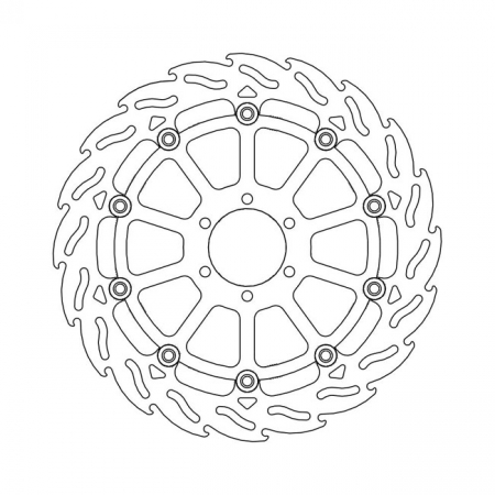 MOTO-MASTER FLAME SERIES FLOATING BRAKE ROTOR