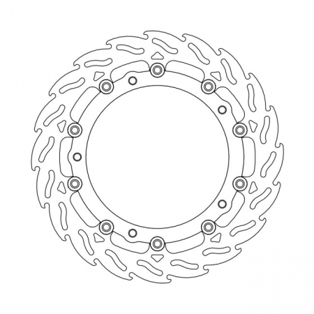 MOTO-MASTER FLAME SERIES FLOATING BRAKE ROTOR