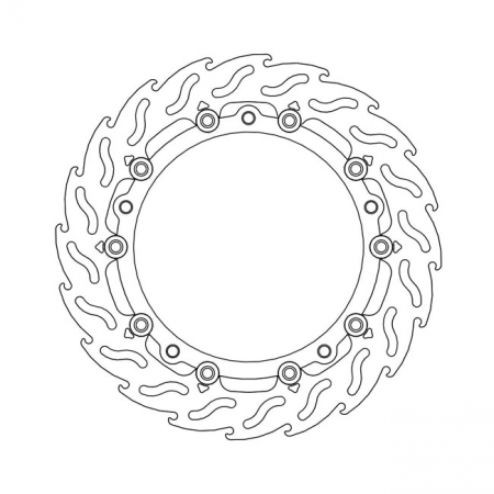 MOTO-MASTER FLAME SERIES FLOATING BRAKE ROTOR