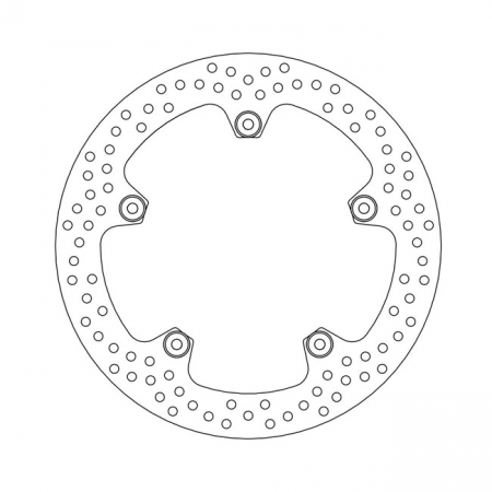 MOTO-MASTER HALO SERIES FIXED RIVITED BRAKE ROTOR