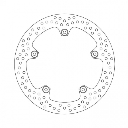 MOTO-MASTER HALO SERIES FIXED RIVITED BRAKE ROTOR