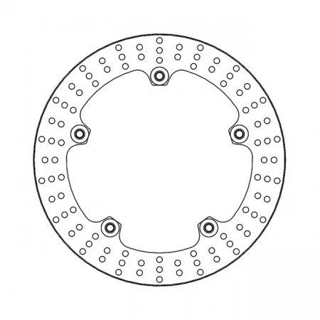 MOTO-MASTER HALO SERIES FIXED RIVITED BRAKE ROTOR