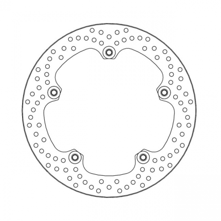 MOTO-MASTER HALO SERIES FIXED RIVITED BRAKE ROTOR