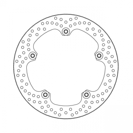 MOTO-MASTER HALO SERIES FIXED RIVITED BRAKE ROTOR