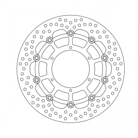 MOTO-MASTER HALO SERIES FLOATING BRAKE ROTOR