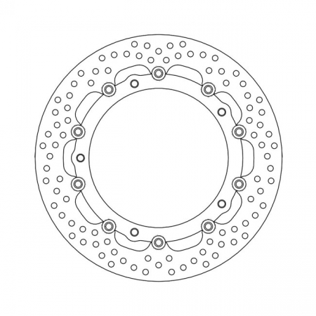 MOTO-MASTER HALO SERIES FLOATING BRAKE ROTOR