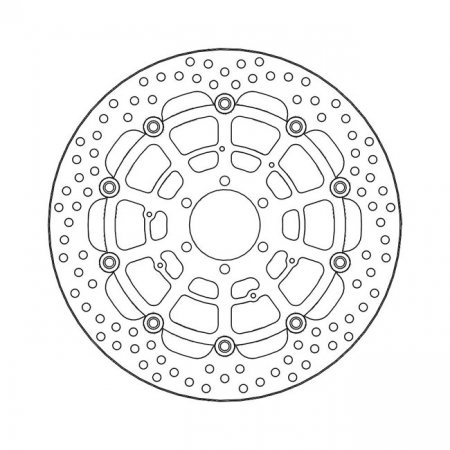 MOTO-MASTER HALO SERIES FLOATING BRAKE ROTOR