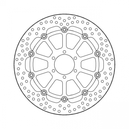 MOTO-MASTER HALO SERIES FLOATING BRAKE ROTOR