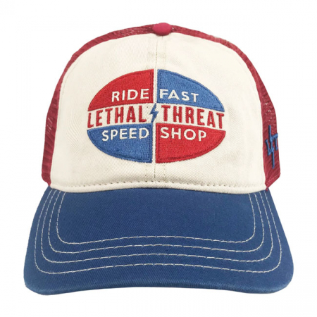 LT SPEED SHOP CAP BLUE/RED/WHITE